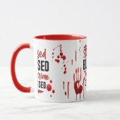 Realistische True Crime Wrap-Tasse Tasse (Links)