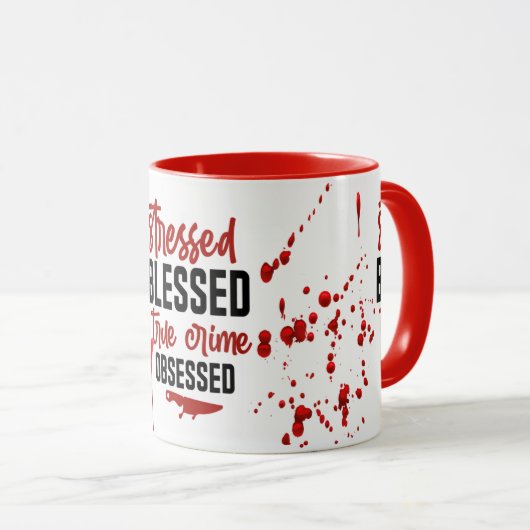 Realistische True Crime Wrap-Tasse Tasse (VorderseiteRechts)