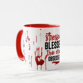 Realistische True Crime Wrap-Tasse Tasse (Vorderseite Links)