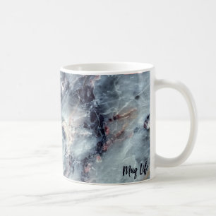 Realistische Vector-Marmortextur Kaffeetasse