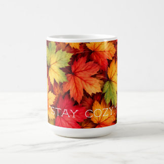 Realistischer Ahornblatt-Personalisierte Herbst-Ta Kaffeetasse