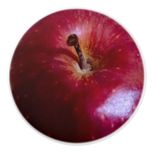 Realistischer Apple Keramikknauf (Vorderseite)