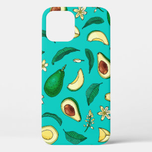 Realistischer Avocado. Nahtloses Muster. Sommer ex Case-Mate iPhone Hülle