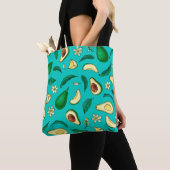 Realistischer Avocado. Nahtloses Muster. Sommer ex Tasche (Von Nahem)
