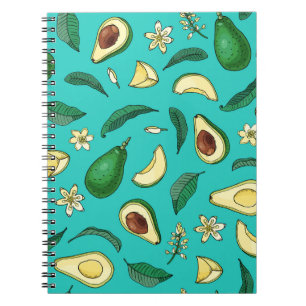 Realistischer Avocado Notizblock