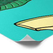 Realistischer Avocado Poster (Ecke)