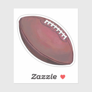 Realistischer bemalter Fußball Aufkleber