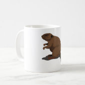 Realistischer Biber Kaffeetasse (Vorderseite Links)