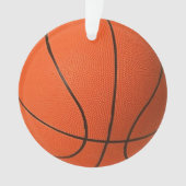 Realistischer cooler Basketball-Individuelle Name  Ornament (Vorderseite)