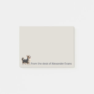 Realistischer Corgi Personalisieren Post-it Klebezettel