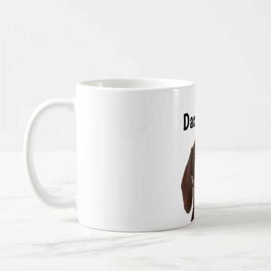 Realistischer Dachshund Full Wrap 11oz Tasse | Cus (Links)