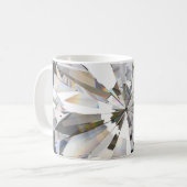 Realistischer Diamant: 3D-Nah-Up Kaffeetasse (Vorderseite Links)