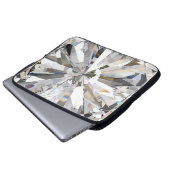 Realistischer Diamant: 3D-Nah-Up Laptopschutzhülle (Vorne Knopf)