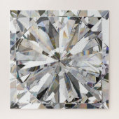 Realistischer Diamant: 3D-Nah-Up Puzzle (Horizontal)