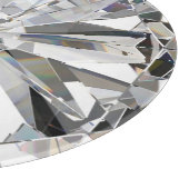 Realistischer Diamant: 3D-Nah-Up Schneidebrett (Ecke)