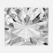 Realistischer Diamant: 3D-Textur Nah-up Fleecedecke (Vorderseite (Horizontal))