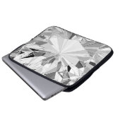 Realistischer Diamant: 3D-Textur Nah-up Laptopschutzhülle (Vorne Knopf)