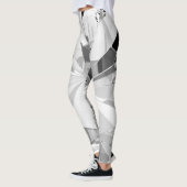 Realistischer Diamant: 3D-Textur Nah-up Leggings (Links)