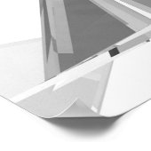 Realistischer Diamant: 3D-Textur Nah-up Poster (Ecke)