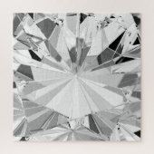 Realistischer Diamant: 3D-Textur Nah-up Puzzle (Vertikal)