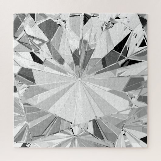 Realistischer Diamant: 3D-Textur Nah-up Puzzle (Vertikal)