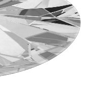 Realistischer Diamant: 3D-Textur Nah-up Schneidebrett (Ecke)