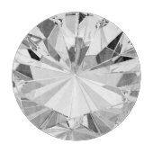 Realistischer Diamant: 3D-Textur Nah-up Schneidebrett (Vorderseite)