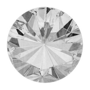 Realistischer Diamant: 3D-Textur Nah-up Schneidebrett