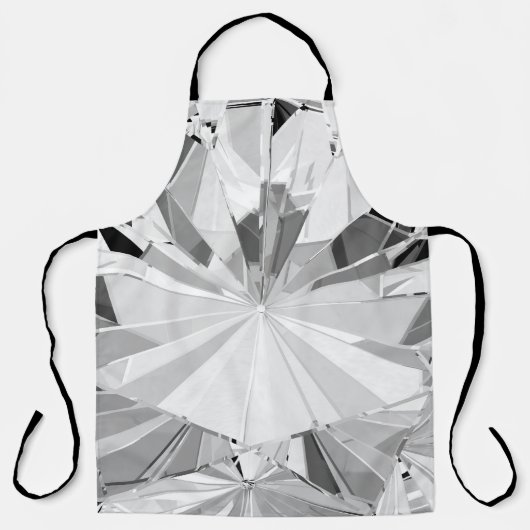 Realistischer Diamant: 3D-Textur Nah-up Schürze (Vorderseite)