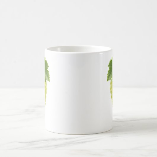 Realistischer Grünweintrauben Kaffeetasse (Mittel)