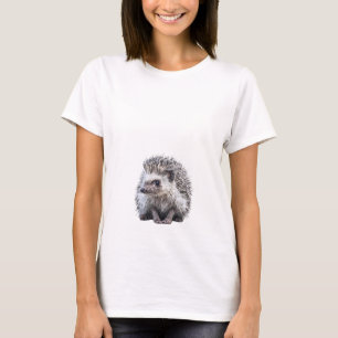 Realistischer handgezeichneter stacheliger kleiner T-Shirt