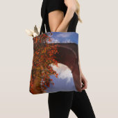 Realistischer Herbstbaum mit roten Blätter in Newq Tasche (Von Nahem)