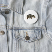Realistischer Hippo Illustration-Hippopotamus Button (Beispiel)
