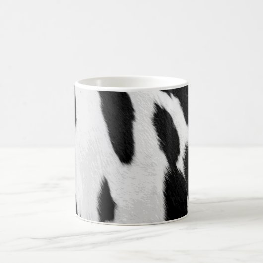 Realistischer Holstein-Kuh-Ausblick Kaffeetasse (Mittel)