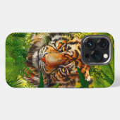 Realistischer Jungle Tiger iPhone Hülle (Rückseite (Horizontal))