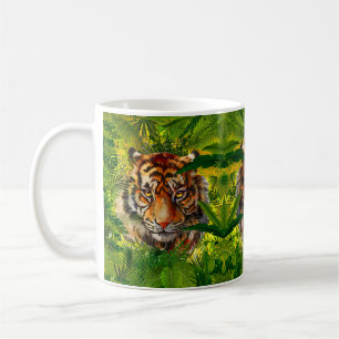 Realistischer Jungle Tiger-Kaffee-Tasse - Tiger Kaffeetasse