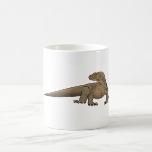 Realistischer Komodo Drache/Monitor-Eidechse Kaffeetasse