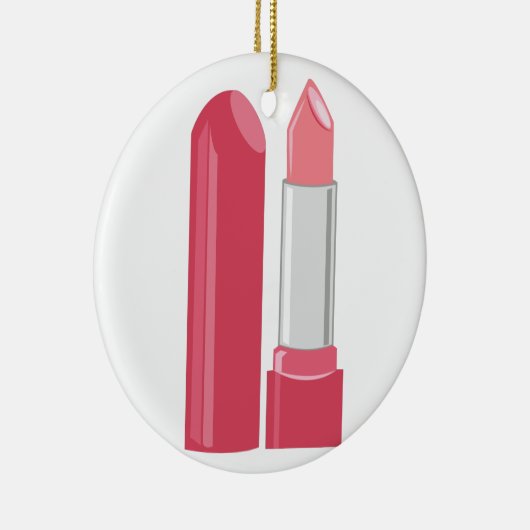 Realistischer Lippenstift Keramik Ornament (Rechts)