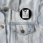 Realistischer Monarch-Falter Bleistiftzeichnung Au Button (Beispiel)