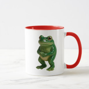 Realistischer Porzellanfrosch Tasse