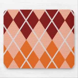 Realistischer Rauten-Stoff Mousepad