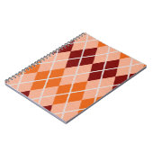 Realistischer Rauten-Stoff Notizblock (Linke Seite)