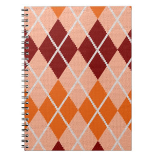 Realistischer Rauten-Stoff Notizblock