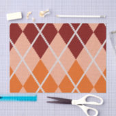 Realistischer Rauten-Stoff Seidenpapier (Handwerk)