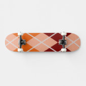 Realistischer Rauten-Stoff Skateboard (Horizontal)