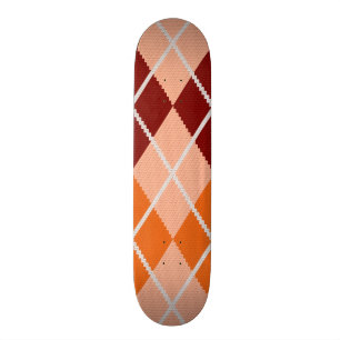 Realistischer Rauten-Stoff Skateboard