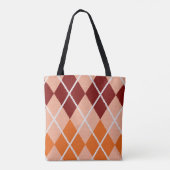 Realistischer Rauten-Stoff Tasche (Rückseite)