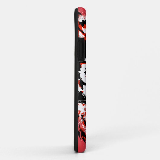 Realistischer Red Tiger Head Case-Mate iPhone Hülle (Hinten/Rechts)