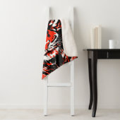 Realistischer Red Tiger Head Sherpa Blanket Sherpadecke (Beispiel)