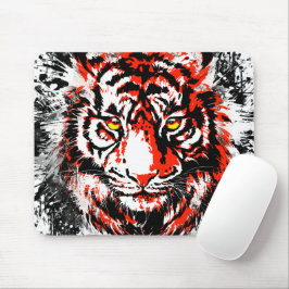 Realistischer Red Tiger Mouse Pad - Tiger Mousepad